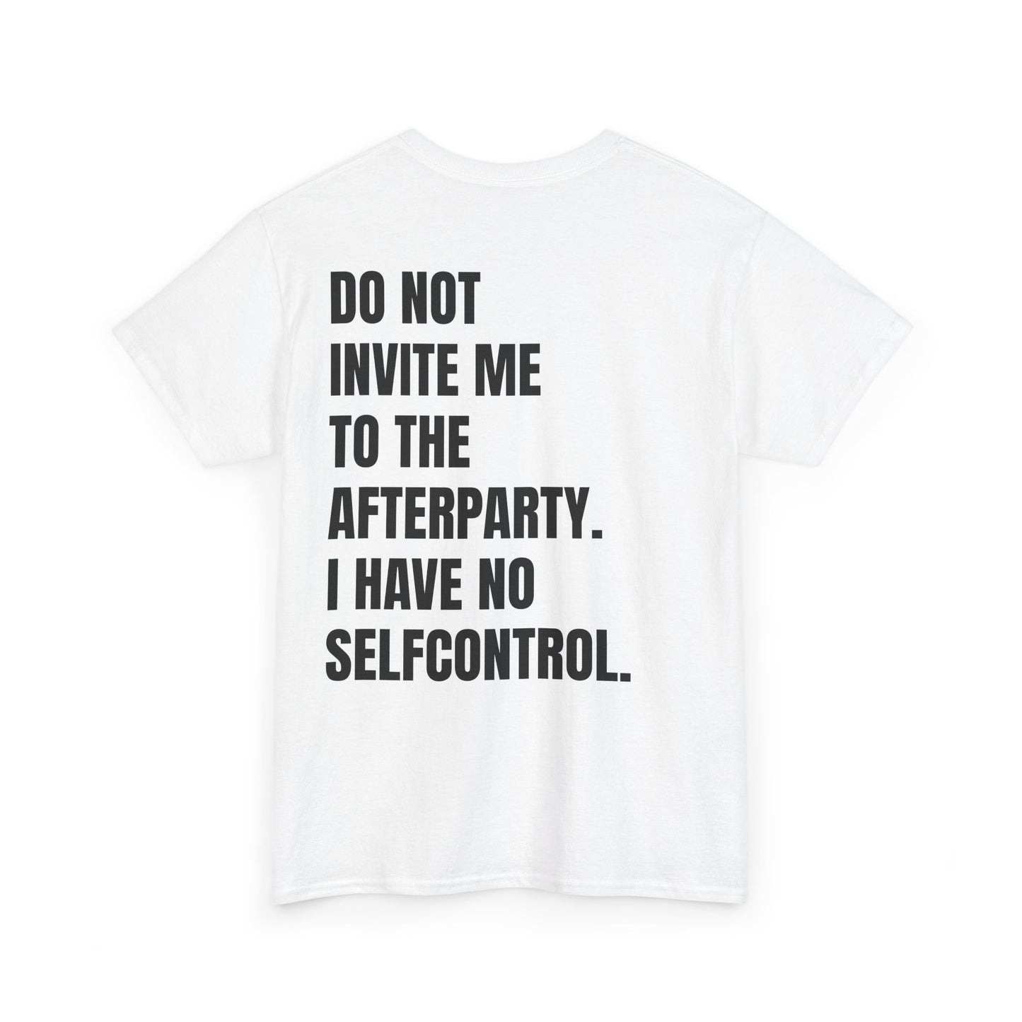 Unisex Heavy Cotton Tee - I have no selfcontrol